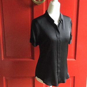 Theory Earsha Silk Blouse XS